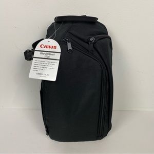 Canon Black Crossbody Sling Camera Bag Photographer Backpack